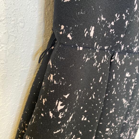 Luxe by Carmen Marc Valvo Midi Fit & Flare Dress Sz 4 Pink Black - Picture 4 of 16